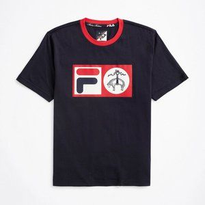 Brooks Brothers x FILA Deuce Logo Men’s Supima Cotton T-Shirt Tennis NEW M